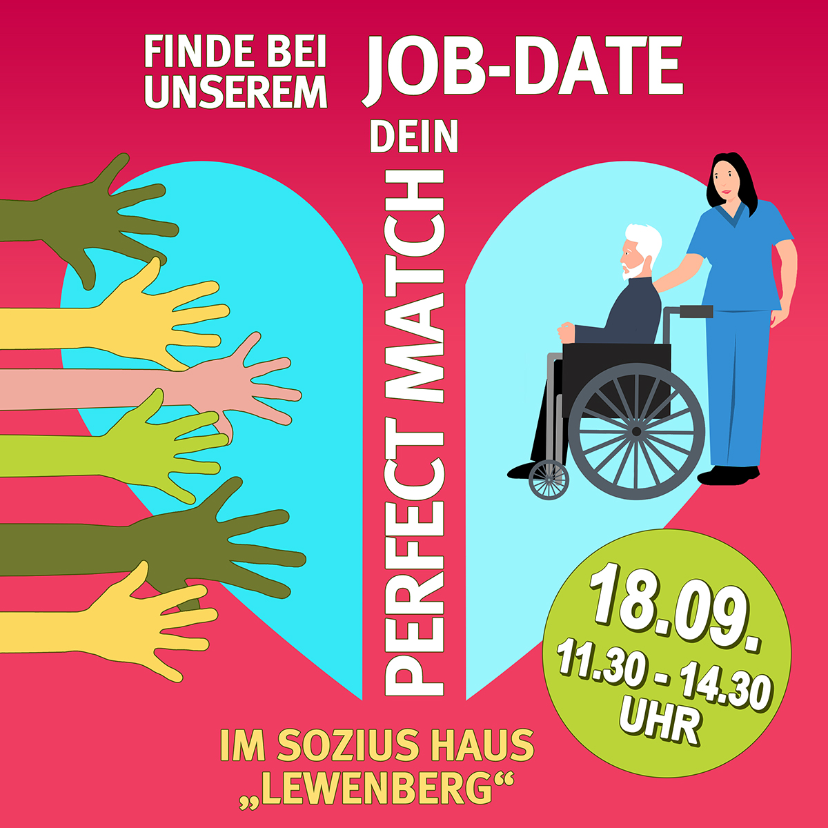 Job-Dating am 18. September 2025 im Haus Lewenberg