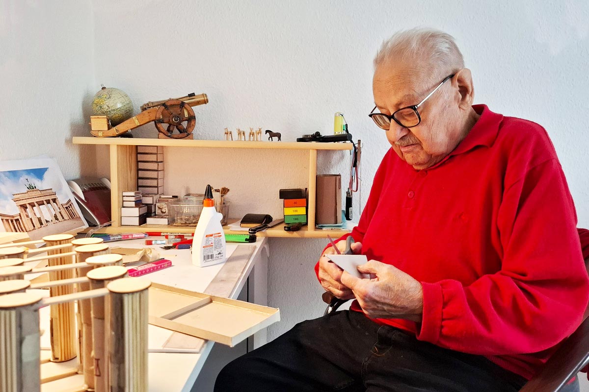 Streichholzkunst von Rudi Laskowski