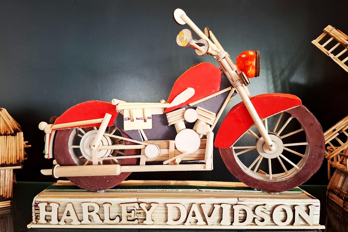 Streichholzkunst von Rudi Laskowski