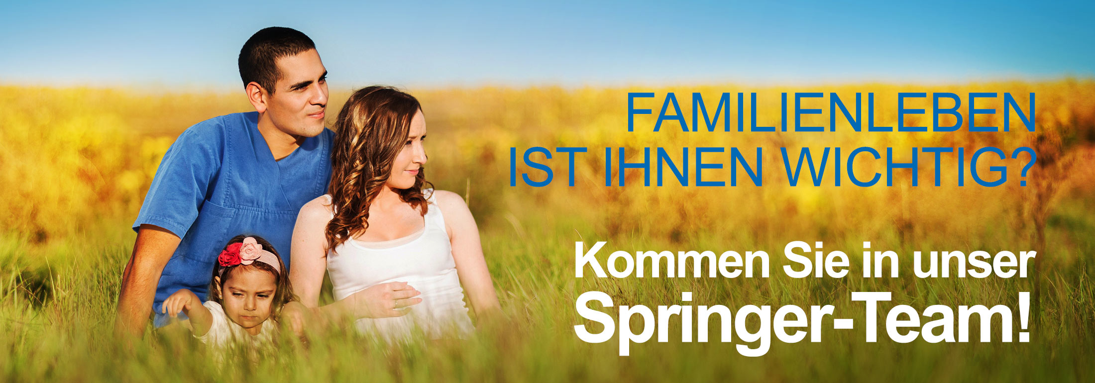 Pflegekräfte w,m,d für unser Springer-Team gesucht